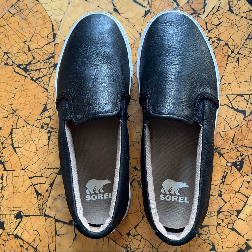 Sorel Men's Black Slip-On Shoes - Picture 2 of 10